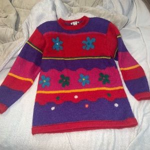 one step up flower sweater!💗🔥